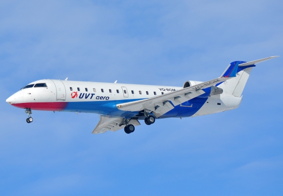 Bombardier CRJ-200 авиакомпании UVT AERO